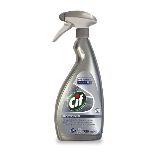 Cif Pro Formula Stainless Steel Cleaner 750ml