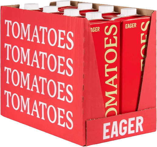 Eager Tomato Juice 8 x 1ltr