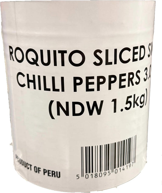 Roquito SLICED Sweet Chilli Peppers 3kg