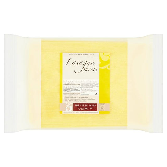 Fresh Pasta Co Fresh Egg Lasagne Sheets 250gm - TO ORDER ONLY