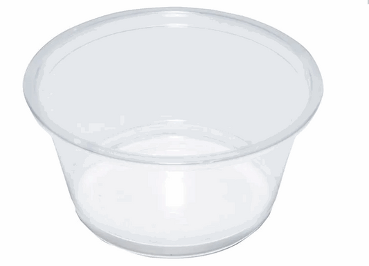 Clear Plastic Portion Pot 100 x 2oz
