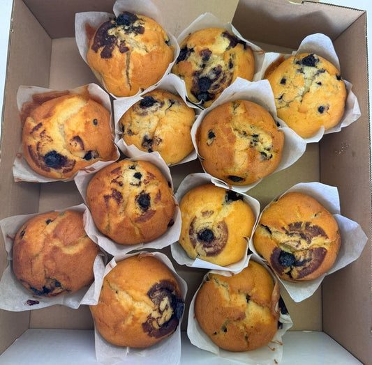 Sussex Handmade GLUTEN FREE Blueberry Muffin 1 x 12 - TO ORDER ONLY