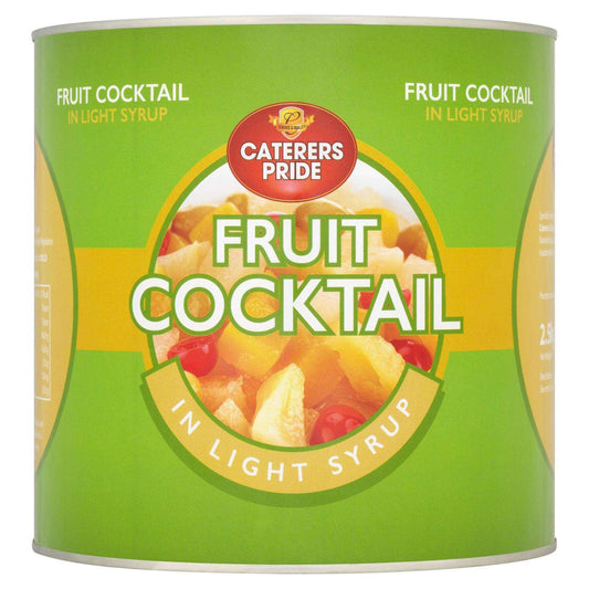 Caterers Pride Tinned Fruit Cocktail Mix In Syrup 2.5kg Tin