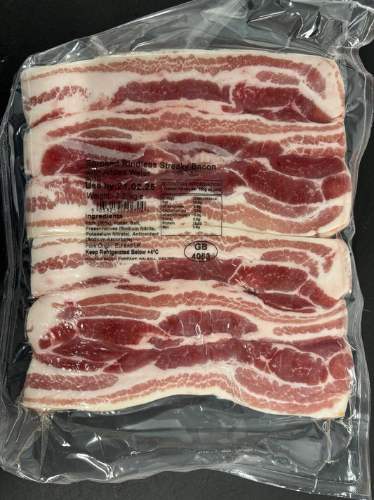 Smoked Streaky Bacon 2.27kg