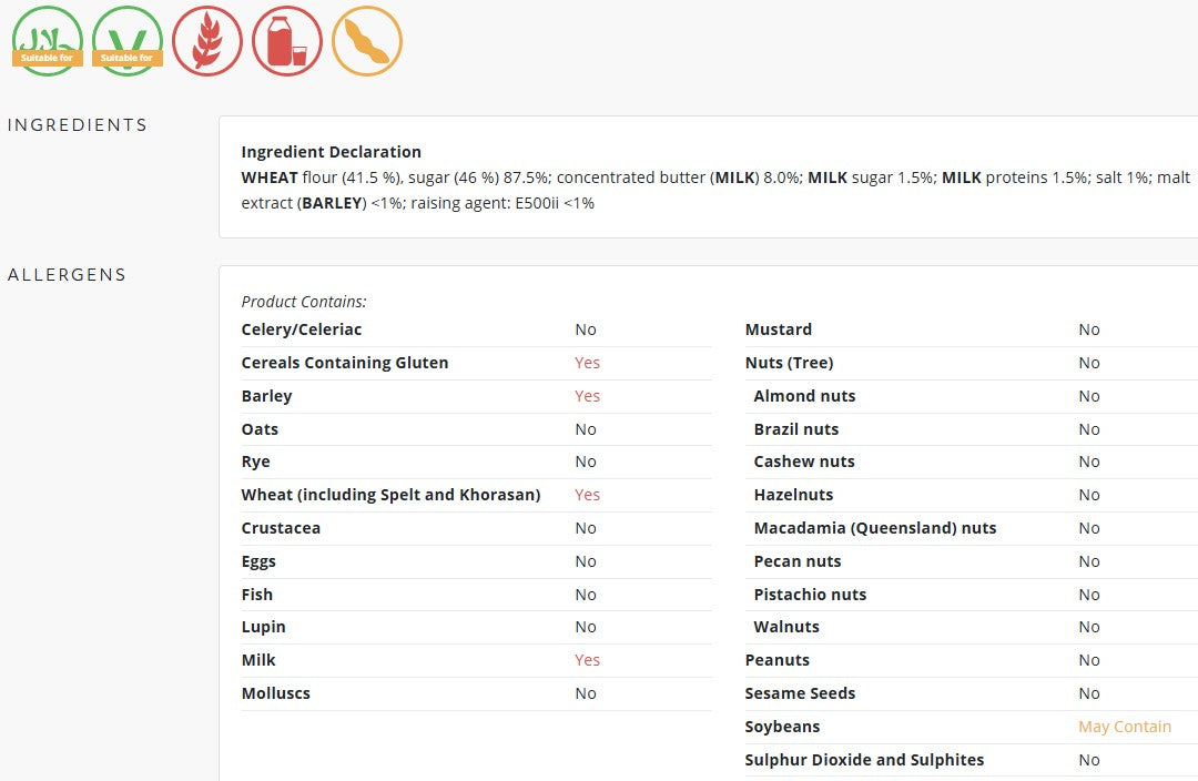 Atlas feuilletine (Crispy Crepe Flakes) 2.5kg