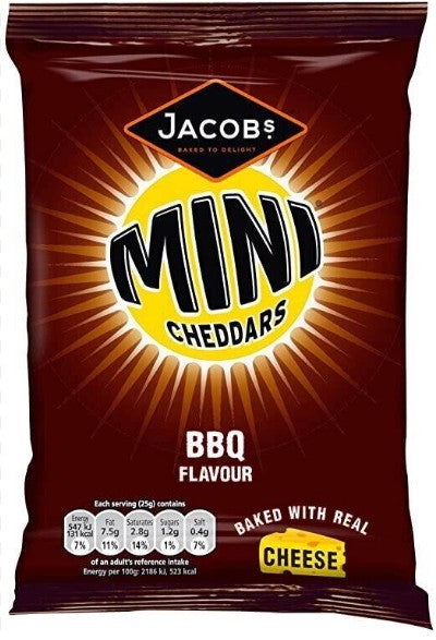 McVities Baked BBQ Mini Cheddars 30 x 45gm
