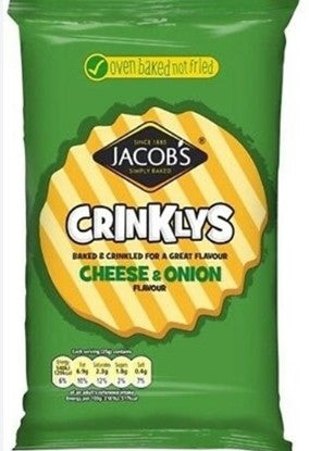McVities Cheese & Onion Mini Cheddars Crinklys 30 x 45gm