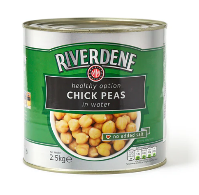 Riverdene Tinned Chick Peas In Water 2.5kg