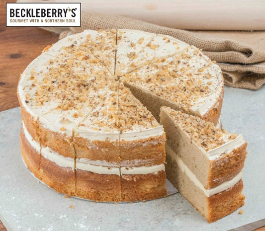 Beckleberrys GLUTEN FREE Coffee & Walnut Traycake 1 x 14 Ptn