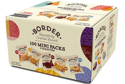 Borders Raspberry Biscuits Borders Mini Pack Assorted Biscuits (3 Variety) 100 x 2 Bisc – Parkers ...