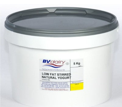 BV Dairy Low Fat Natural Yoghurt 5kg