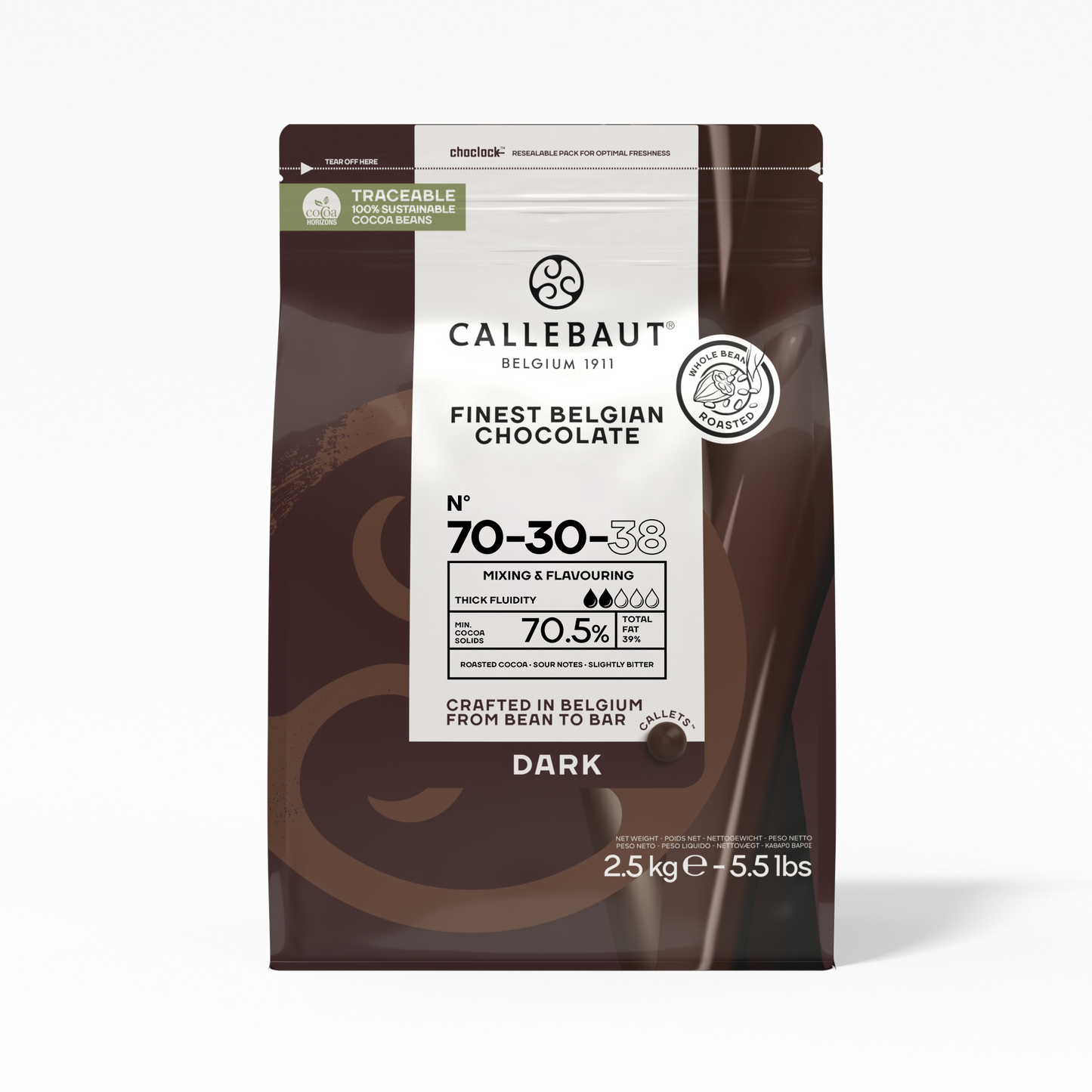 Callebaut 70% Extra Bitter Callets 2.5kg