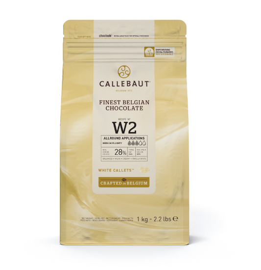 Callebaut WHITE Chocolate Callets 1kg