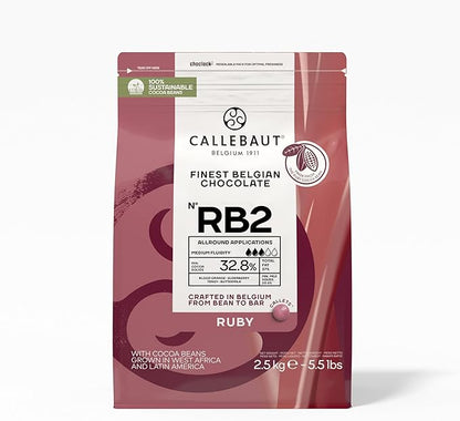 Callebaut RUBY Chocolate Callets 2.5kg