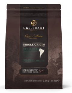 Callebaut 70% Single Origin Ecuador Chocolate Callets 2.5kg