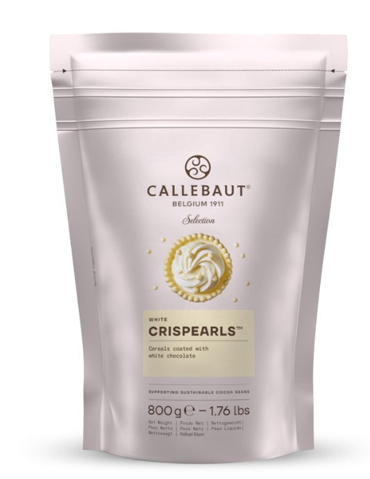 Callebaut White Chocolate Crispearls 800gm