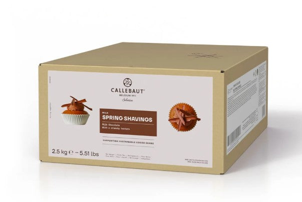 Callebaut Milk Chocolate Spring Shavings 2.5kg