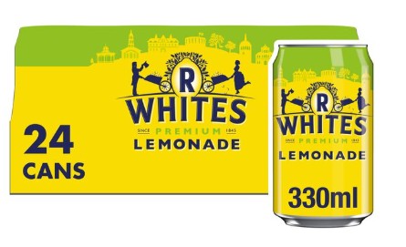 R Whites Lemonade Cans 24 x 330ml