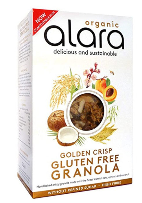 Alara Organic Gluten Free Golden Crisp Granola 325gm