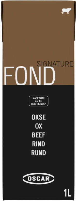 OSCAR All Natural Beef Stock 1ltr