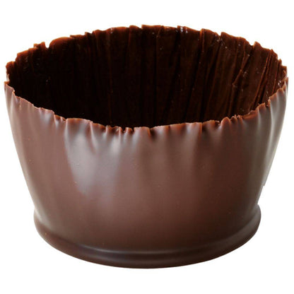 Marie Charlotte Dark Chocolate Cups 135 x 6.5cm wide x 3.5cm - TO ORDER ONLY