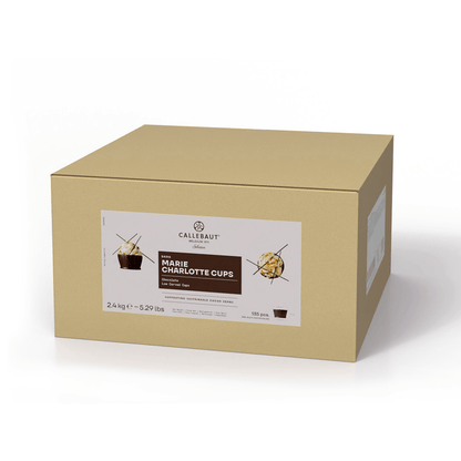 Marie Charlotte Dark Chocolate Cups 135 x 6.5cm wide x 3.5cm - TO ORDER ONLY