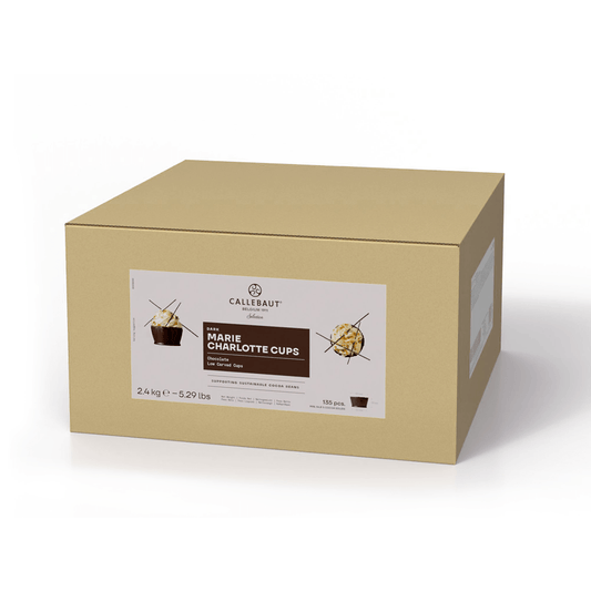Marie Charlotte Dark Chocolate Cups 135 x 6.5cm wide x 3.5cm - TO ORDER ONLY