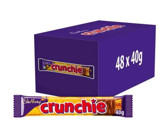 Cadburys Crunchie Chocolate Bar 48 x 40gm
