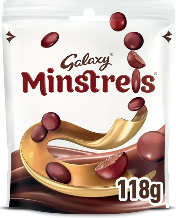 Mars Minstrels Standard Pouch 118gm - DATED 31.10