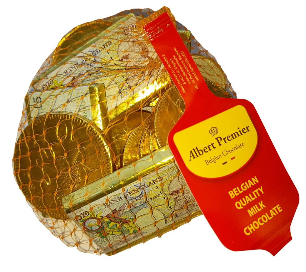 Albert Chocolate Gold Coins & Notes 180gm