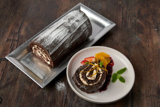 Menuserve Chocolate Yule Log (Roll) 2 x 12ptn