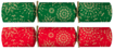 100 x 9" GREEN & RED SNOWBURST CRACKERS