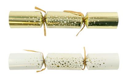 Luxury Cream & Gold Starburst Crackers 50 x 11inch