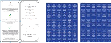 Luxury Silver & White Geo Crackers 50 x 11inch