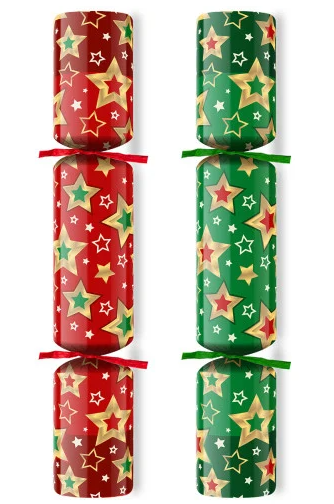 Splendid Star Red/Green Mixed Box Cracker 100 x 9inch