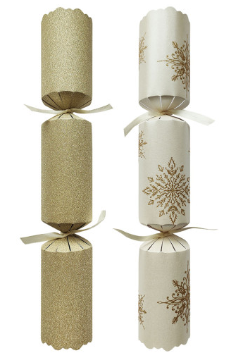 Snowflake Sparkle Gold Wide Body Cracker 50 x 12inch