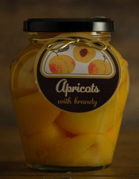 Bramble Apricots In Brandy 360gm