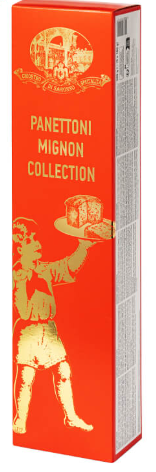 The Mini Panettone Collection in Red & Gold Box 500gm