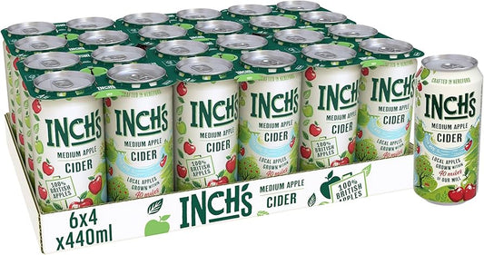 Inch's Medium Apple Cider (Cans) 24 x 440ml