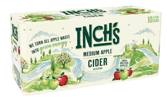 Inch's Medium Apple Cider (Cans) 10 x 440ml