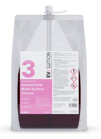 Evolution Antibacterial Multi-Curface Cleaner 2 x 1.5ltr