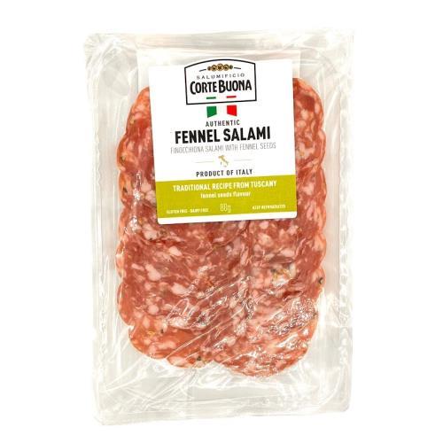 Corte Buona Italian Sliced Fennel Salami Finocchiona 500gm