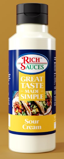 Rich Sauces VEGAN Sour Cream 1ltr