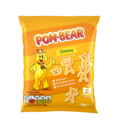 Pom Bear Cheese Crisps 36 x 19gm