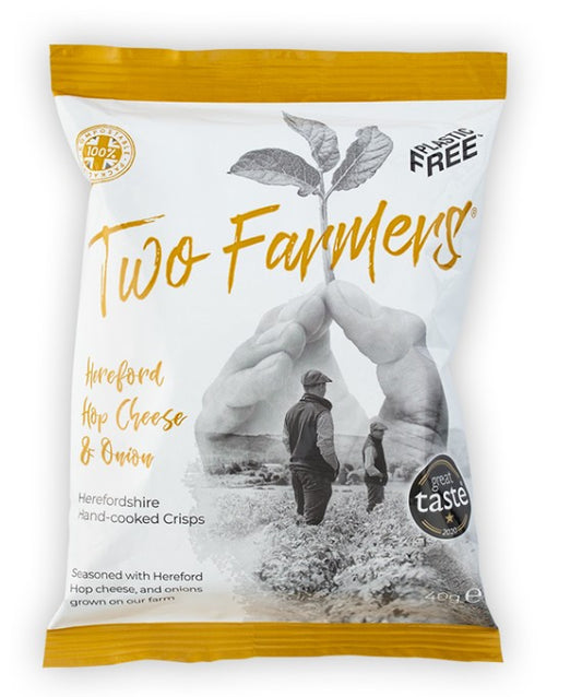 Two Farmers Hereford Hop Cheese & Onion 24 x 40gm
