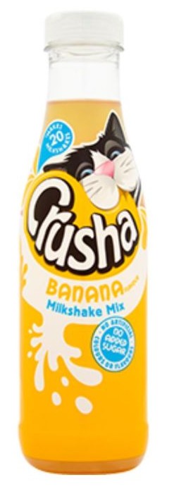 Crusha Banana No Added Sugar Milk Shake Syrup 500ml