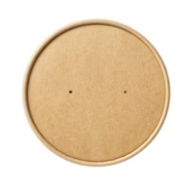 Kraft Vented 16oz Paper Soup Cup Lids 1 x 500