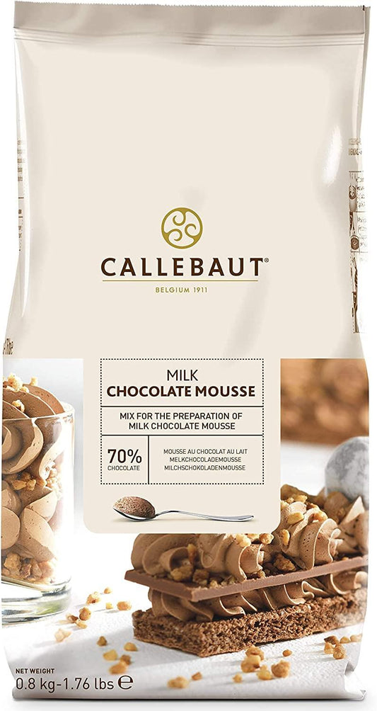 Callebaut Milk Chocolate Mousse Mix 800gm