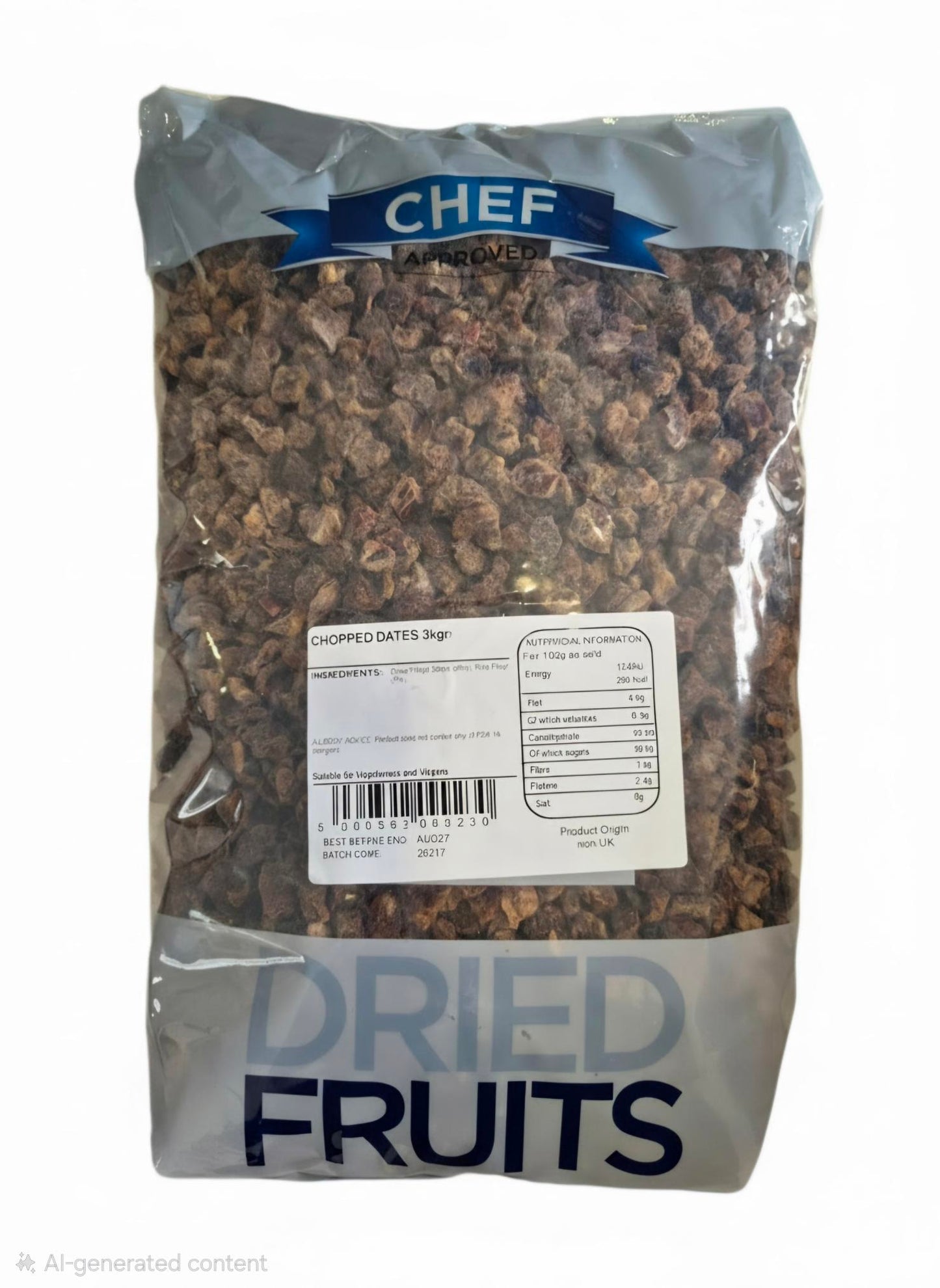 Chef Approved CHOPPED Dates 3kg