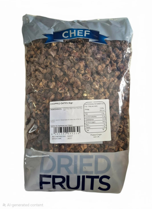 Chef Approved CHOPPED Dates 3kg